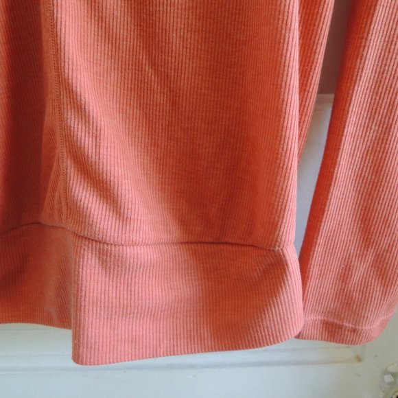 Prana Ribbed Orona Yoga Top Toasted Terracotta Dolman Sleeve M - Picture 5 of 10